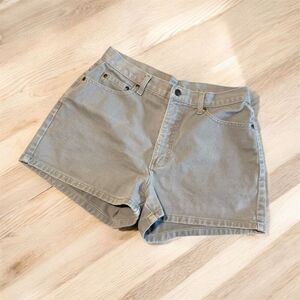 Vintage Newport News Jeanology Grey Denim Jean Shorts Bermuda 29” Mom Dad